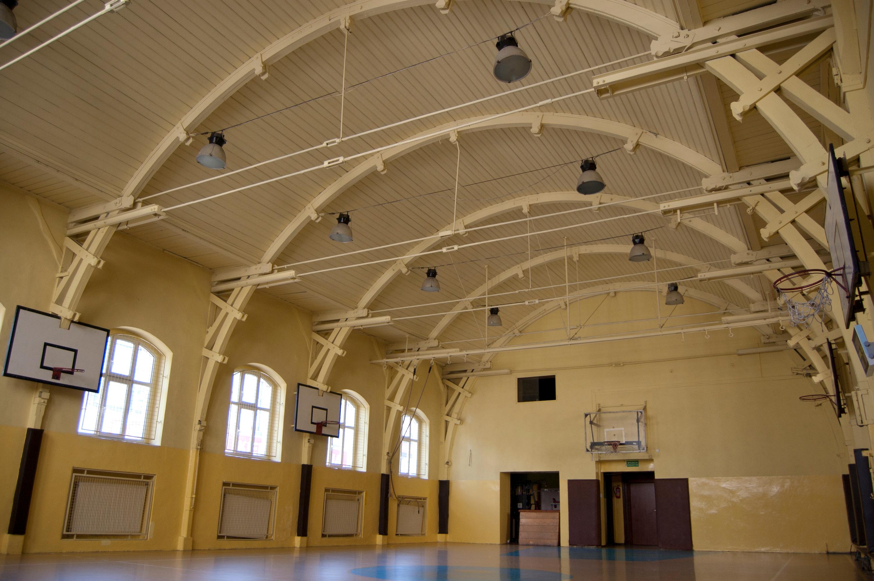Sala gimnastyczna w szkole