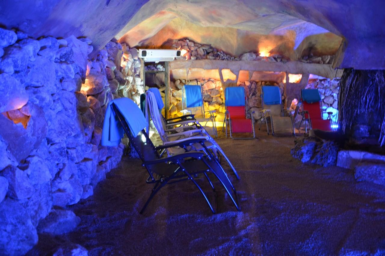 Wnętrze jaskini solnej