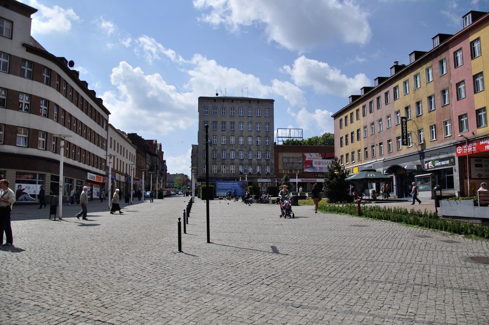 Plac Wolności w Zabrzu