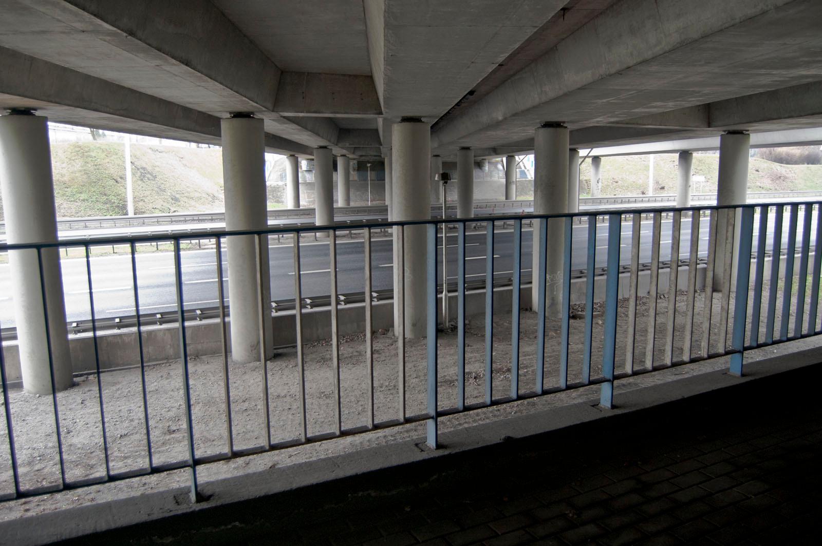 Przejście przy autostradzie A4, Katowice