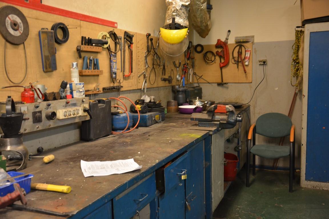 Pomieszczenie z narzędziami