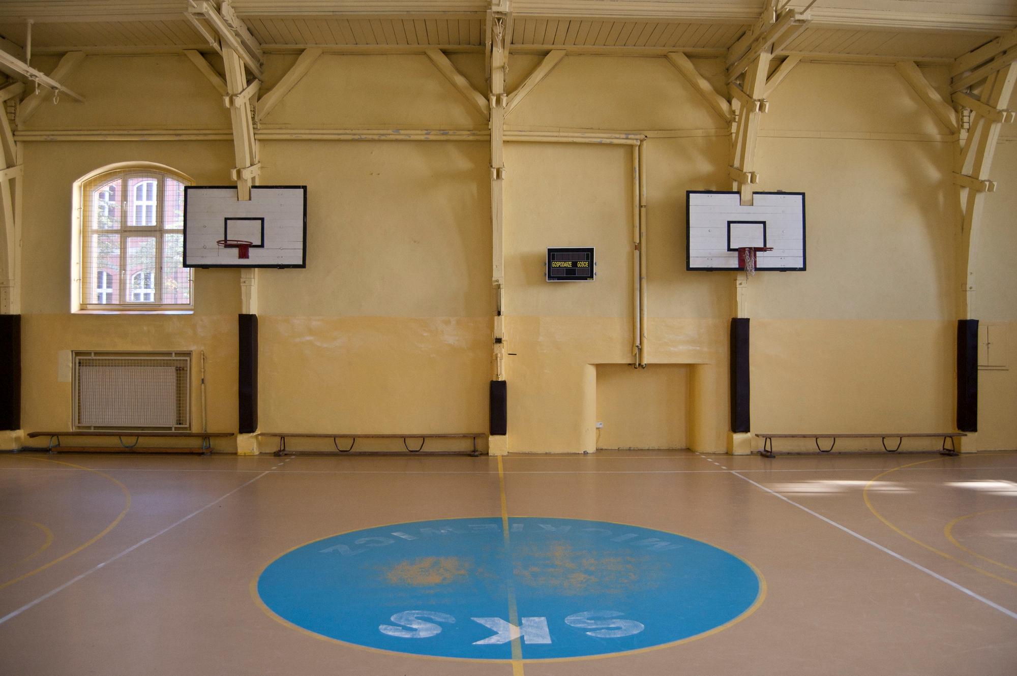 Sala gimnastyczna w szkole