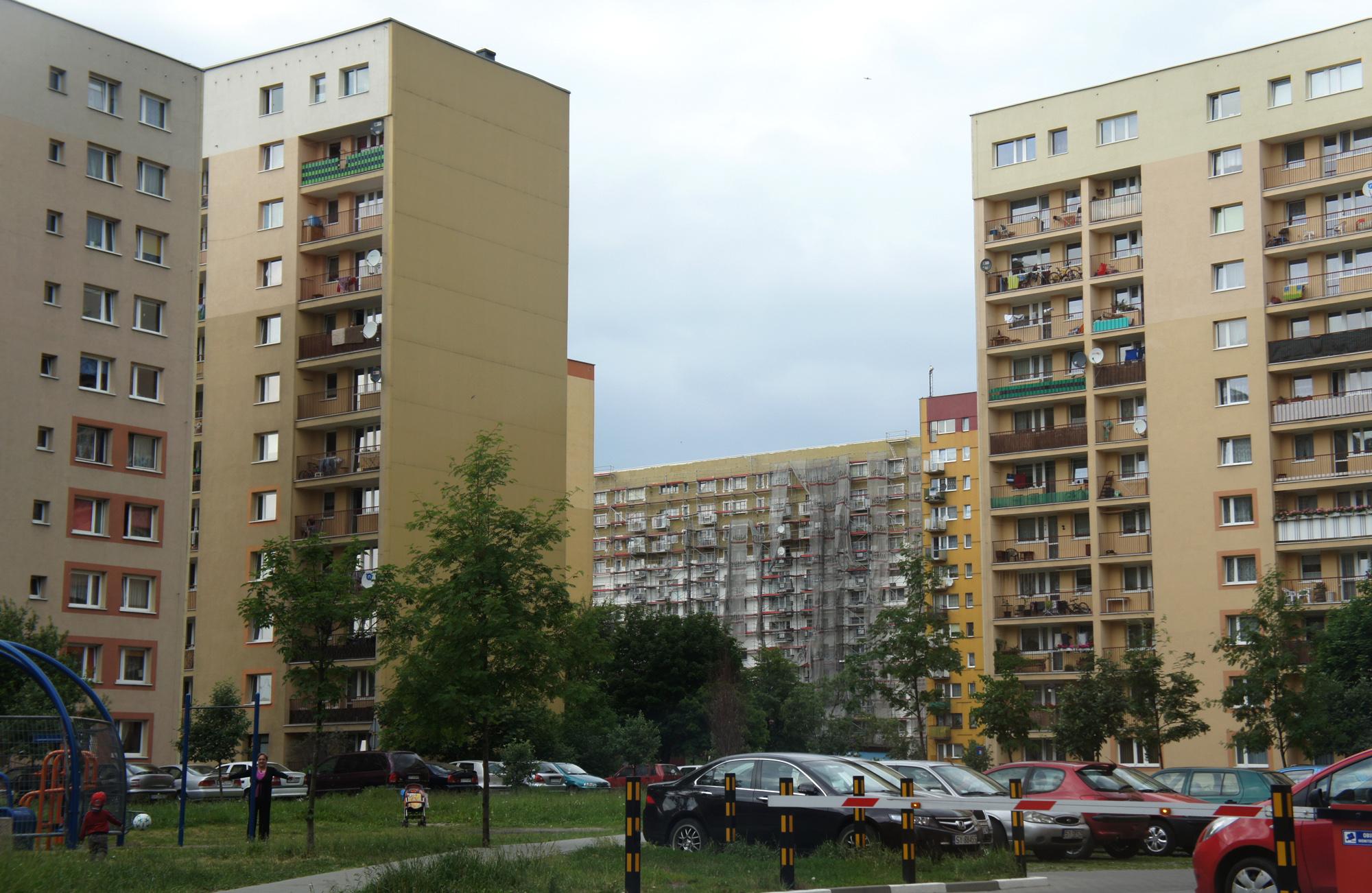 Osiedle bloków Miechowice Bytom