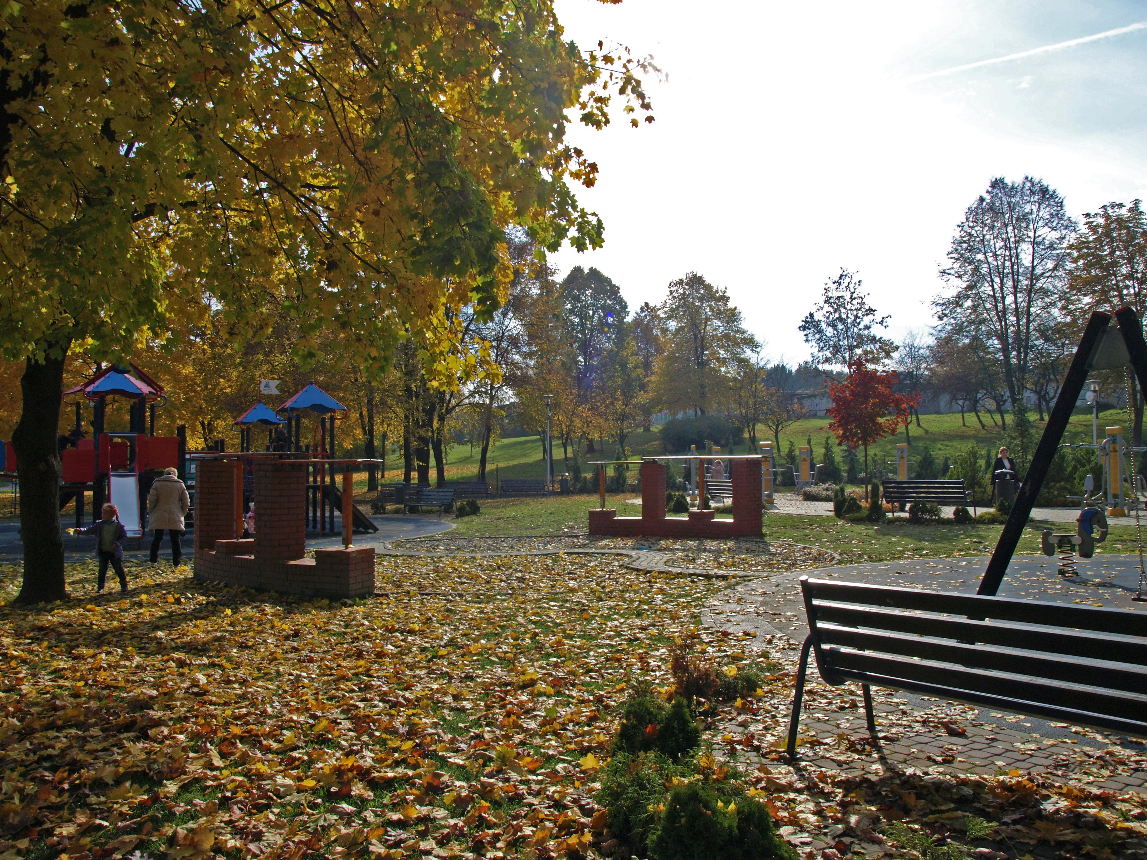 Plac zabaw w parku
