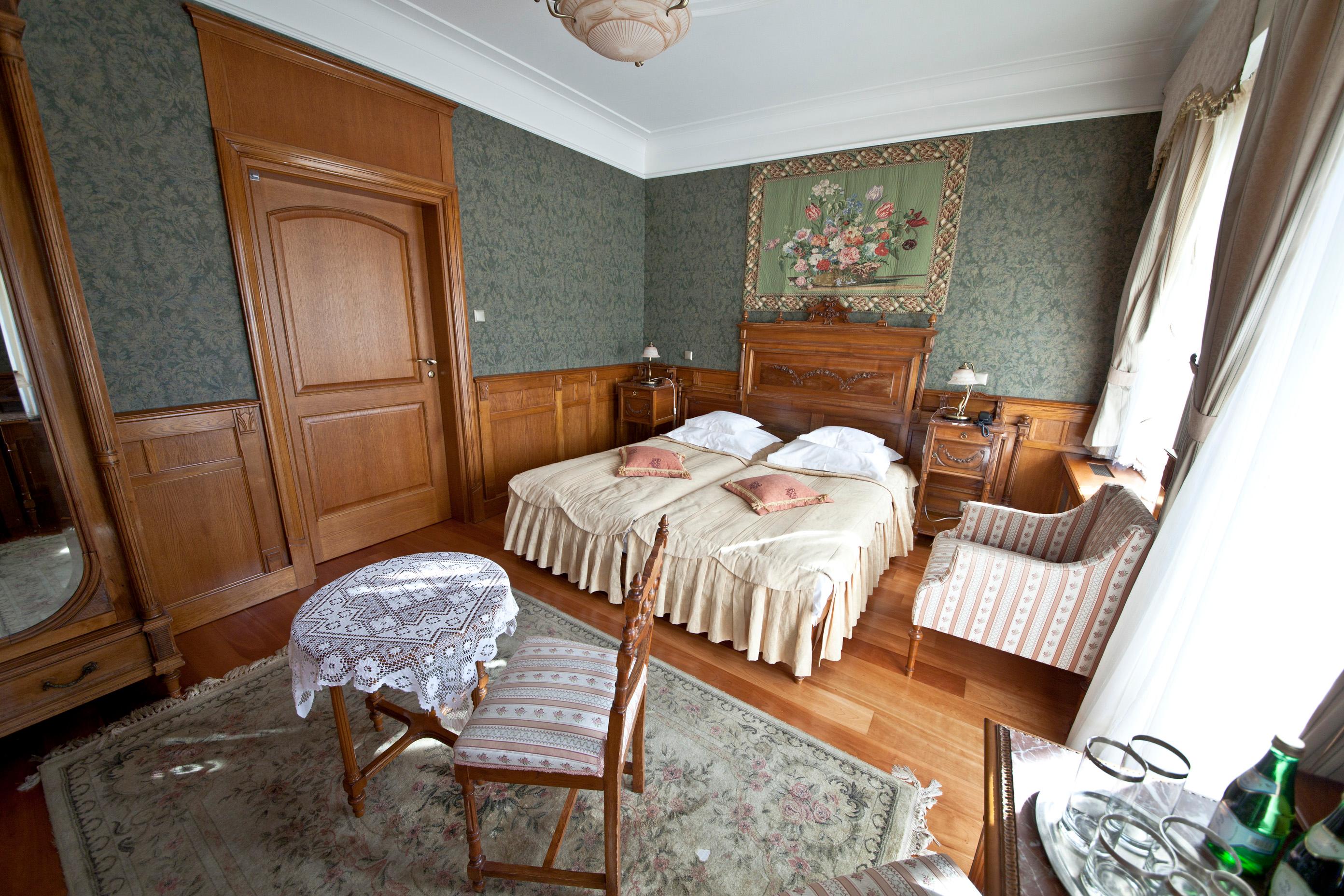 Sypialnia w hotelu