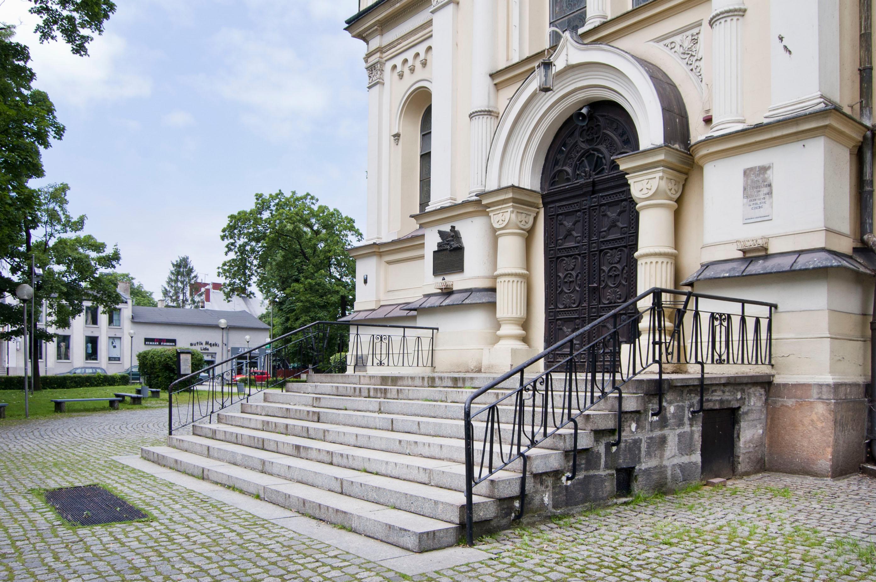 Schody kościoła