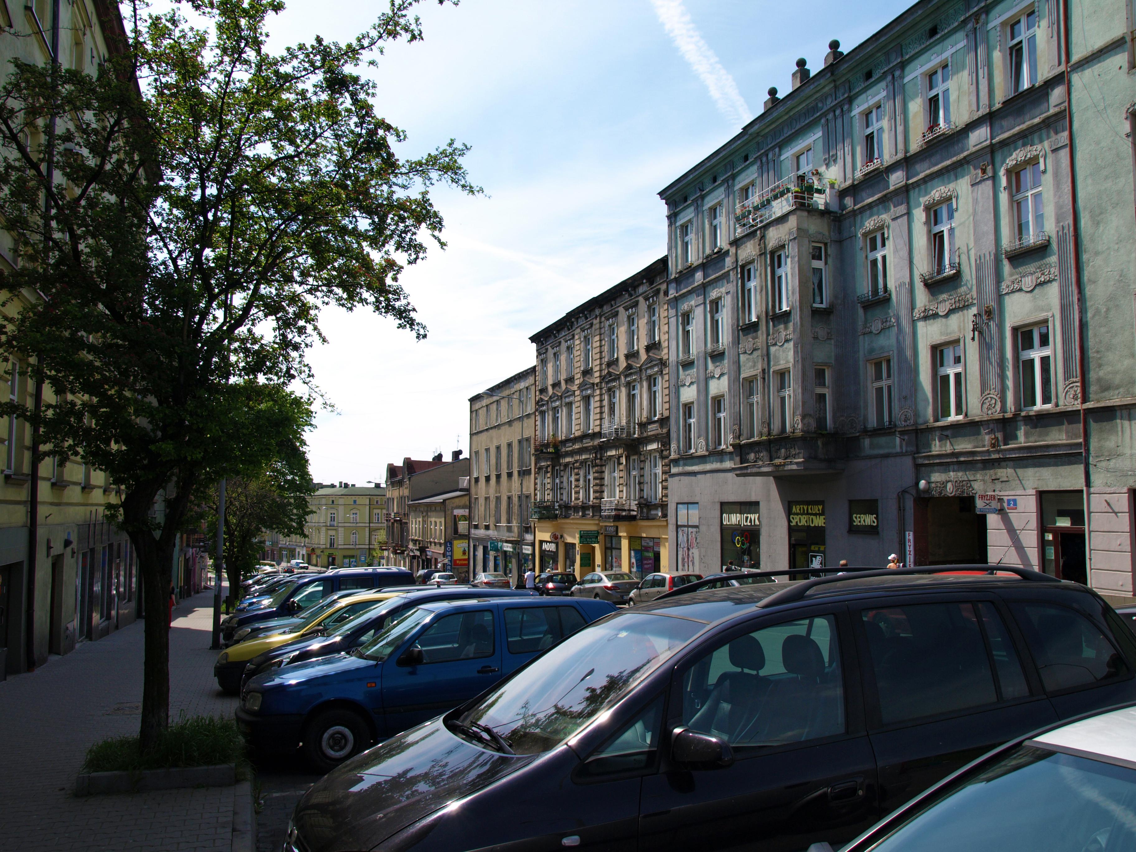 Kamienic w centrum miasta